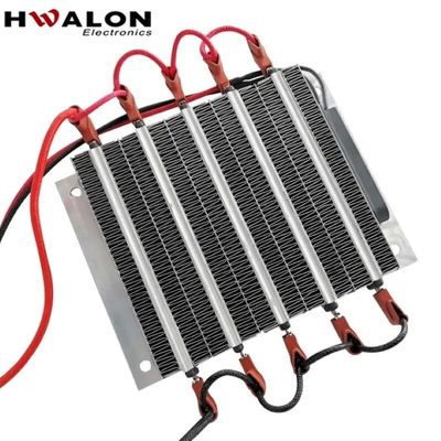 Izolowany PTC Ceramiczny podgrzewacz powietrza Stała temperatura Element grzewczy 200W AC/DC 12V Inkubator